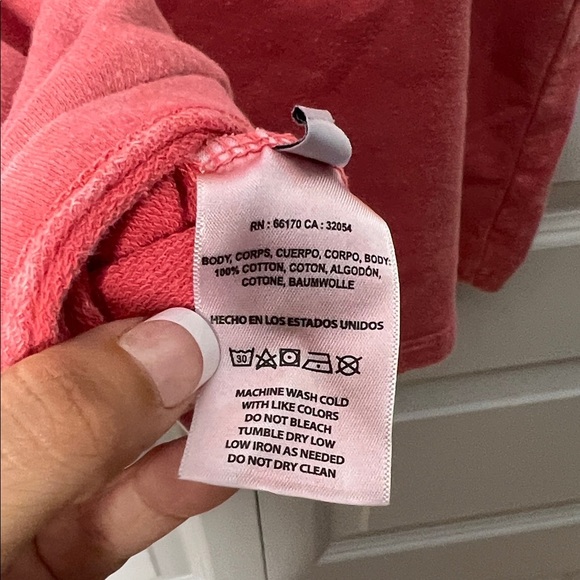 Women's Ruffle Sleeve Top - Coral - Picture 4 of 4